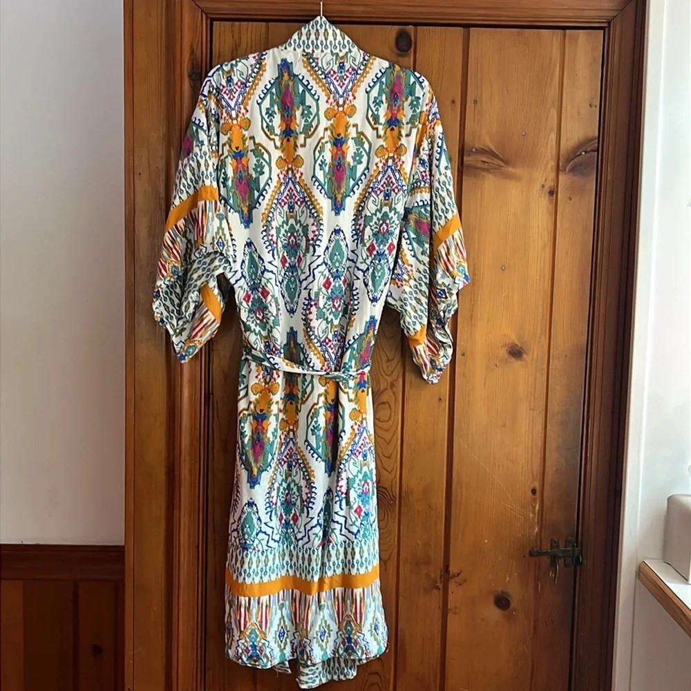 NWT Christian Siriano Reversible Kimono With Pockets Oversized Large - Picture 2 of 6